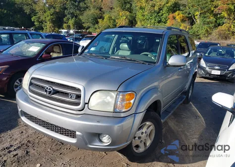 2003 Toyota Sequoia Sr5 V8 из США, поврежденный, VIN 5TDBT44A33S203301